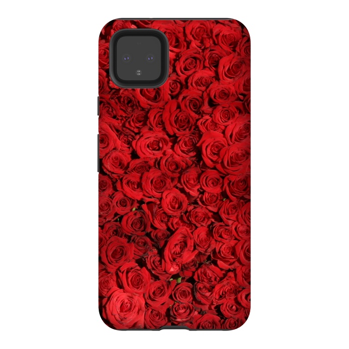 Pixel 4XL StrongFit Red Roses by Winston