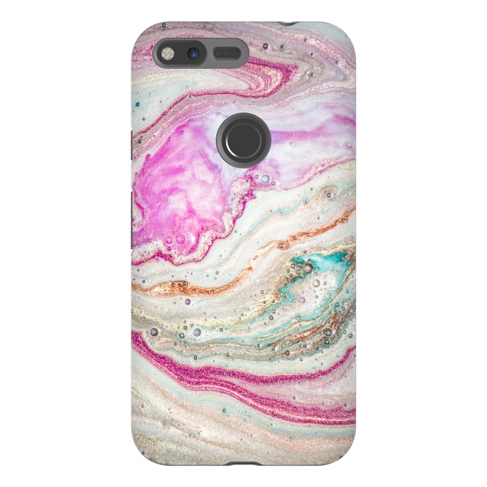 Pixel XL StrongFit Natural Luxury Liquid Marble by ArtsCase