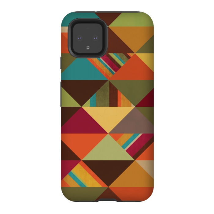 Pixel 4 StrongFit Autumn Triangles by Noonday Design