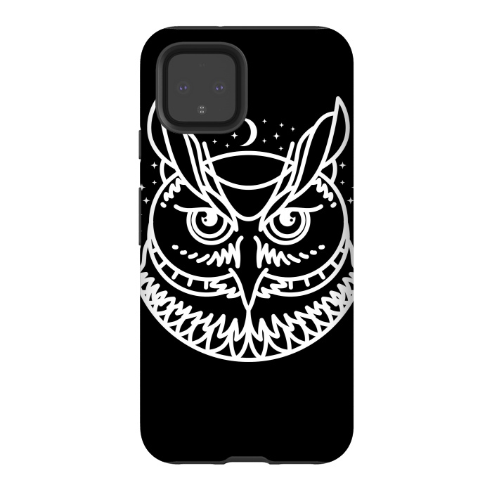 Pixel 4 StrongFit Owl by Afif Quilimo