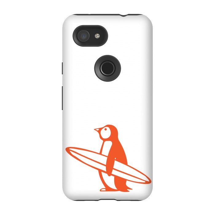 Pixel 3A StrongFit SURF PENGUIN by Arif Rahman