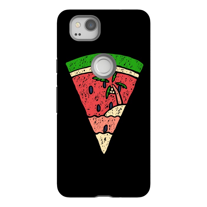 Pixel 2 StrongFit Watermelon and Beach by Afif Quilimo