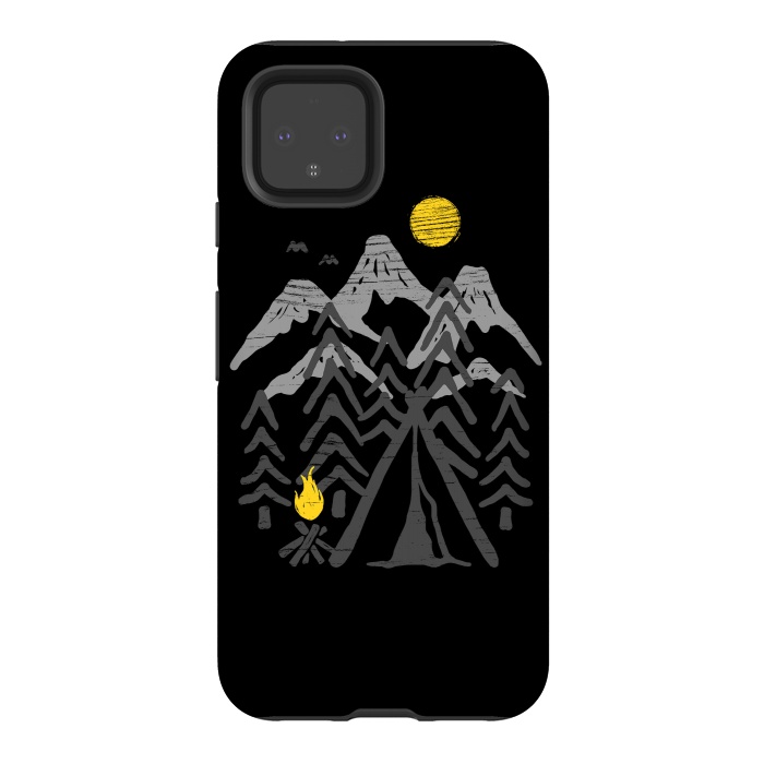 Pixel 4 StrongFit Camp Fire by Afif Quilimo
