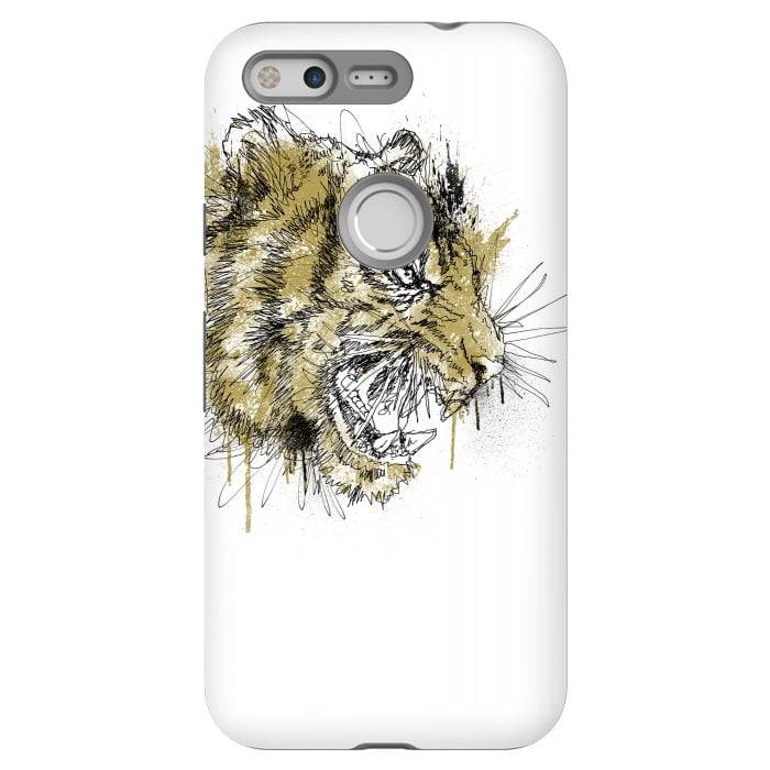 Pixel StrongFit Tiger Roar Scratch by Afif Quilimo