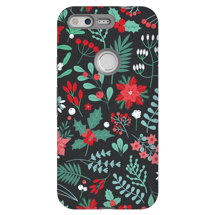 Pixel StrongFit Beautiful Christmas Fully Floral Pattern by ArtsCase