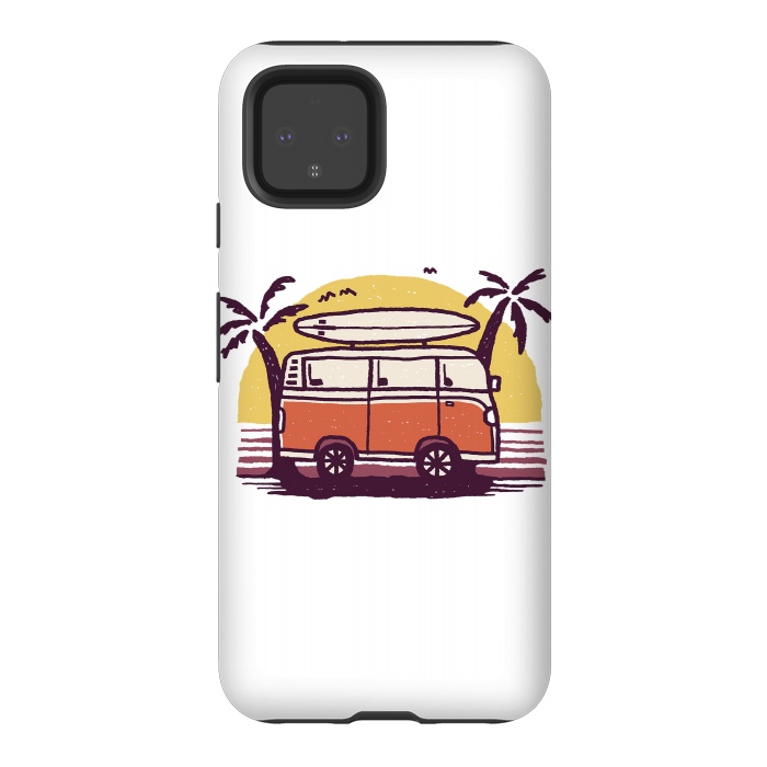 Pixel 4 StrongFit Sunset Van 2 by Afif Quilimo