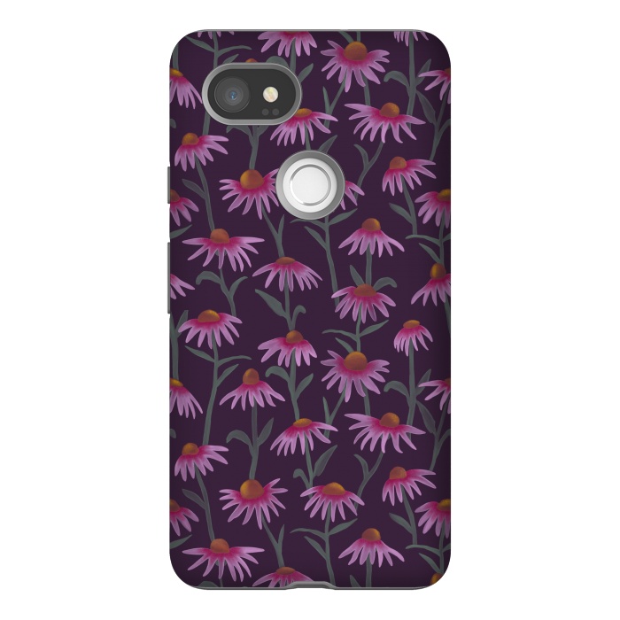 Pixel 2XL StrongFit Echinacea Flowers by Tishya Oedit