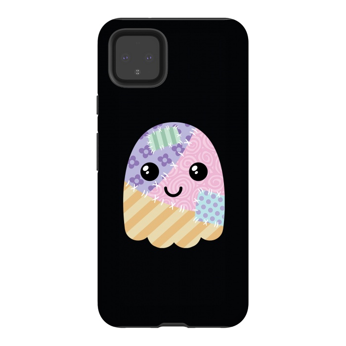Pixel 4XL StrongFit Patchwork ghost by Laura Nagel