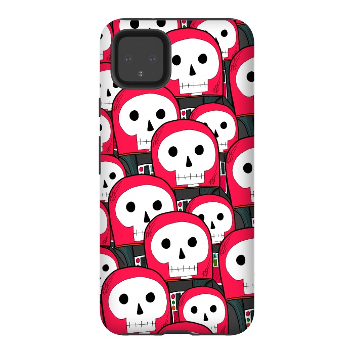 Pixel 4XL StrongFit The skeleton astronauts by Steve Wade (Swade)
