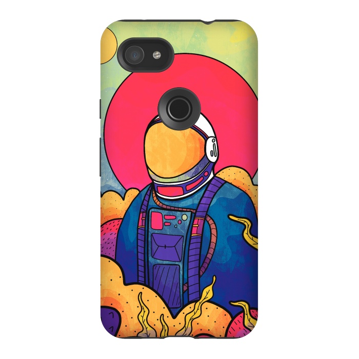 Pixel 3AXL StrongFit The planet explorer by Steve Wade (Swade)