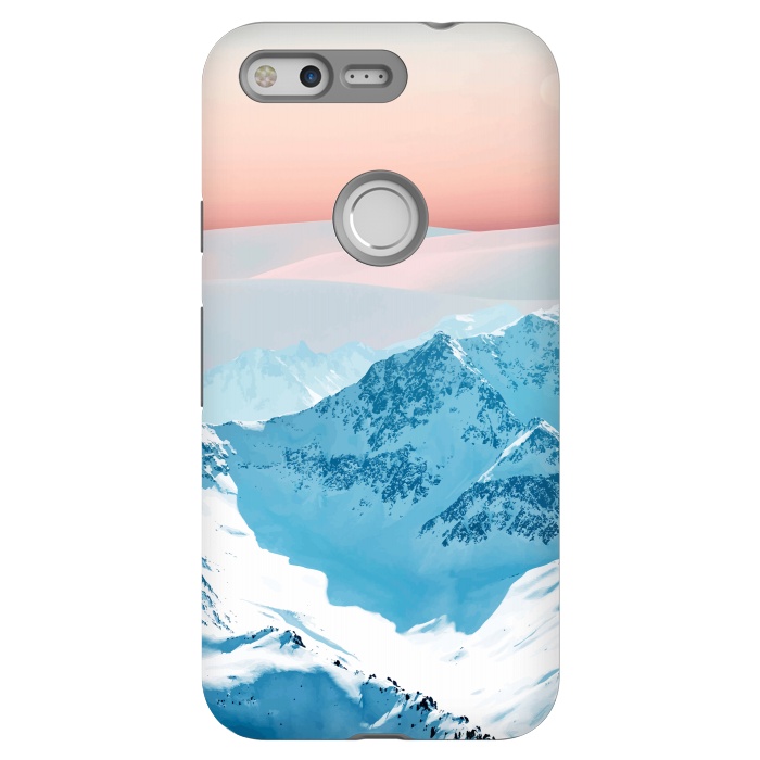 Pixel StrongFit Snow & Blush Horizon by Uma Prabhakar Gokhale