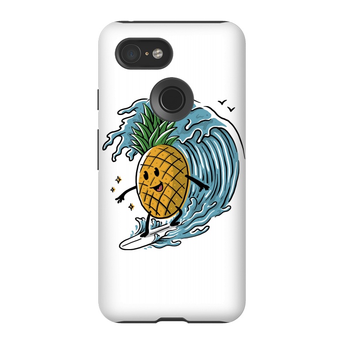 Pixel 3 StrongFit Pineapple Surfing by Afif Quilimo