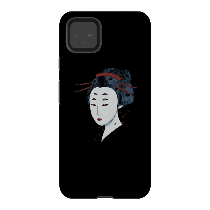 Pixel 4XL StrongFit Floating with Demons by Pigboom
