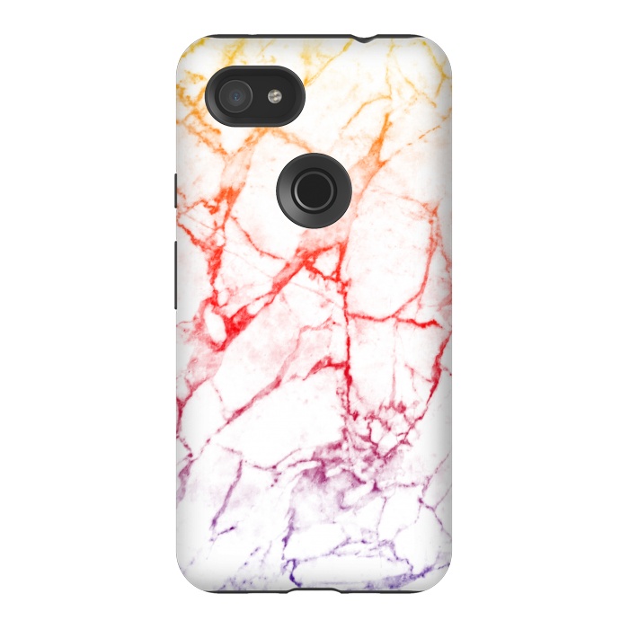 Pixel 3AXL StrongFit Colour gradient marble texture by Oana 
