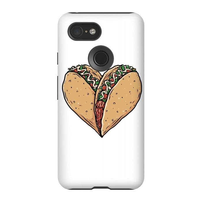 Pixel 3 StrongFit Tacos Lover by Afif Quilimo