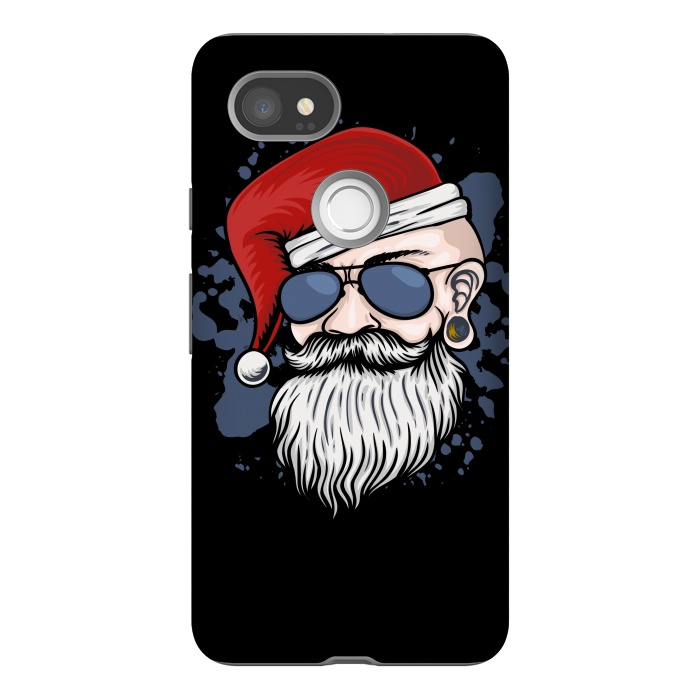 Pixel 2XL StrongFit funny santa claus by haroulita
