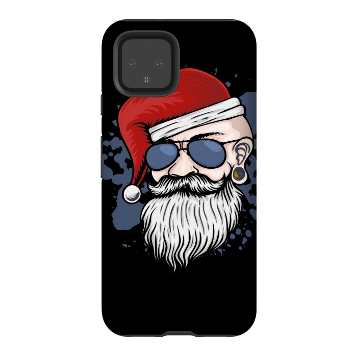 Pixel 4 StrongFit funny santa claus by haroulita