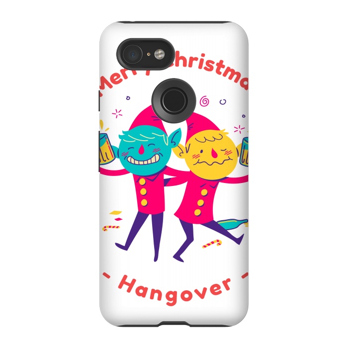 Pixel 3 StrongFit christmas hangover by haroulita