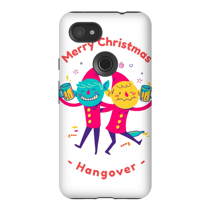 Pixel 3AXL StrongFit christmas hangover by haroulita