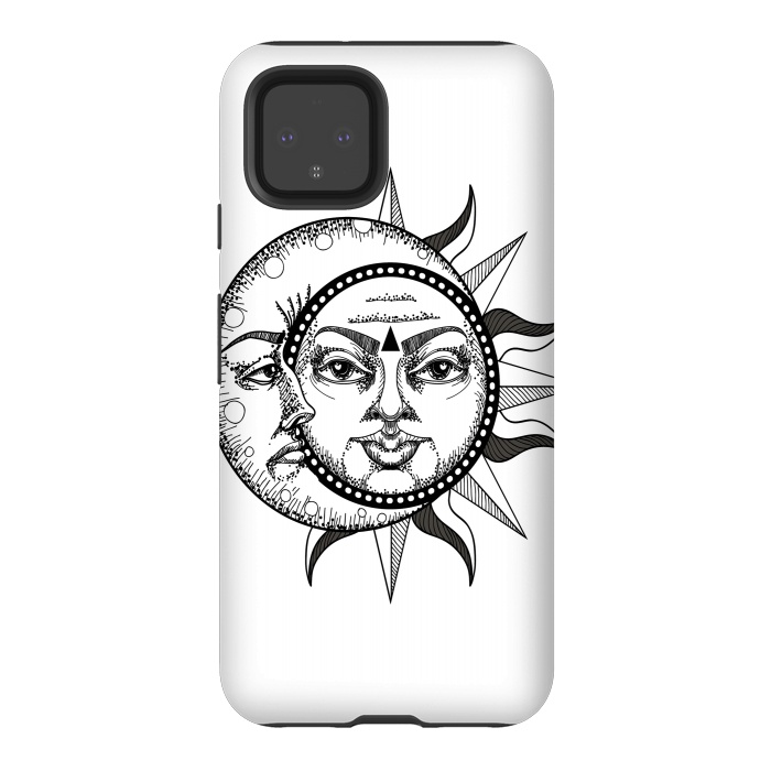 Pixel 4 StrongFit sun moon by haroulita