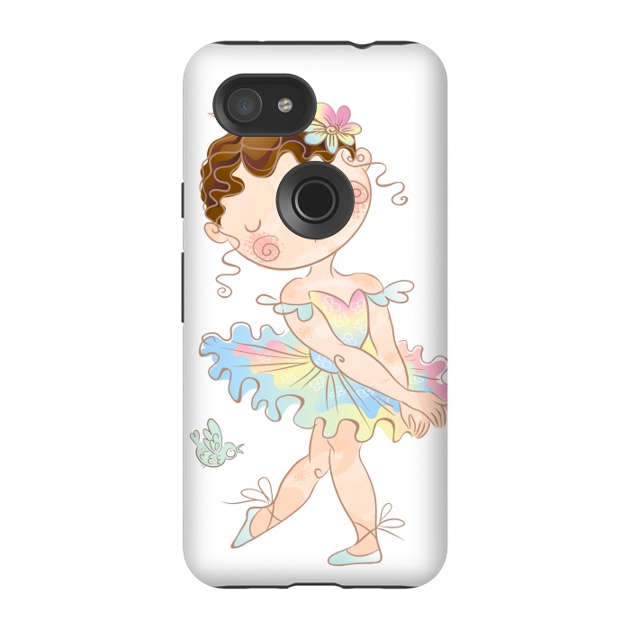 Pixel 3A StrongFit shy ballerina by haroulita