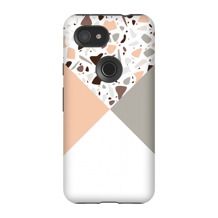 Pixel 3A StrongFit Terrazzo 037 by Jelena Obradovic