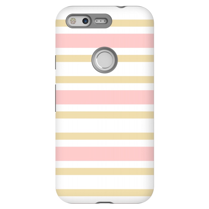 Pixel StrongFit pink golden stripes pattern by MALLIKA