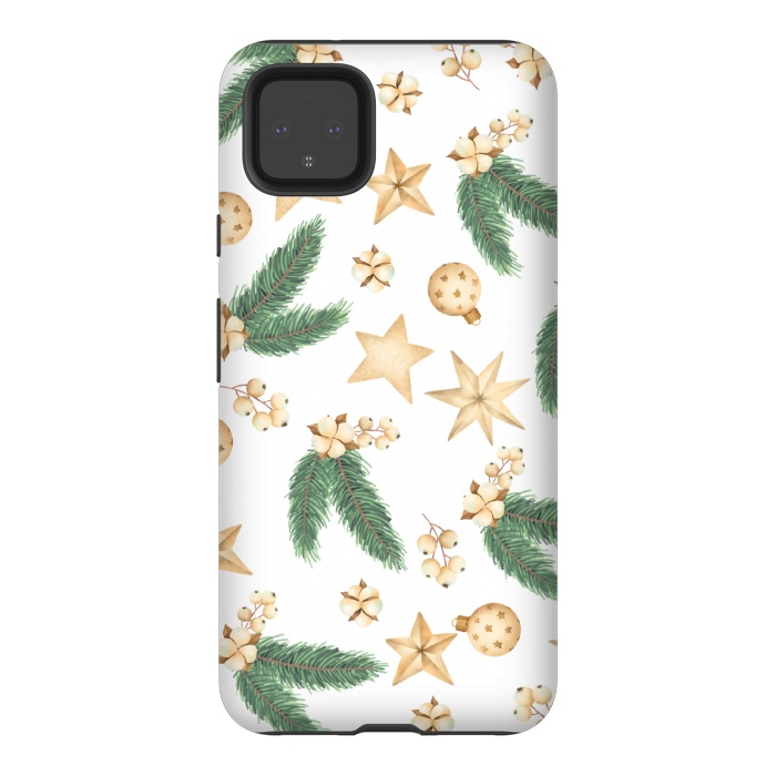 Pixel 4XL StrongFit christmas bells pattern by MALLIKA