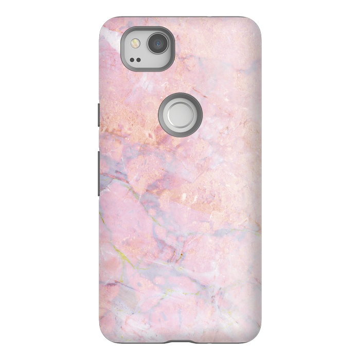 Pixel 2 StrongFit Soft pink marble by Oana 