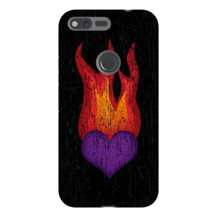 Pixel XL StrongFit Heart on Fire by Majoih