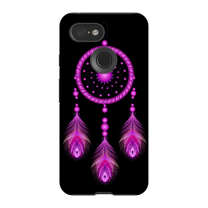 Pixel 3 StrongFit Pink dream catcher  by Winston