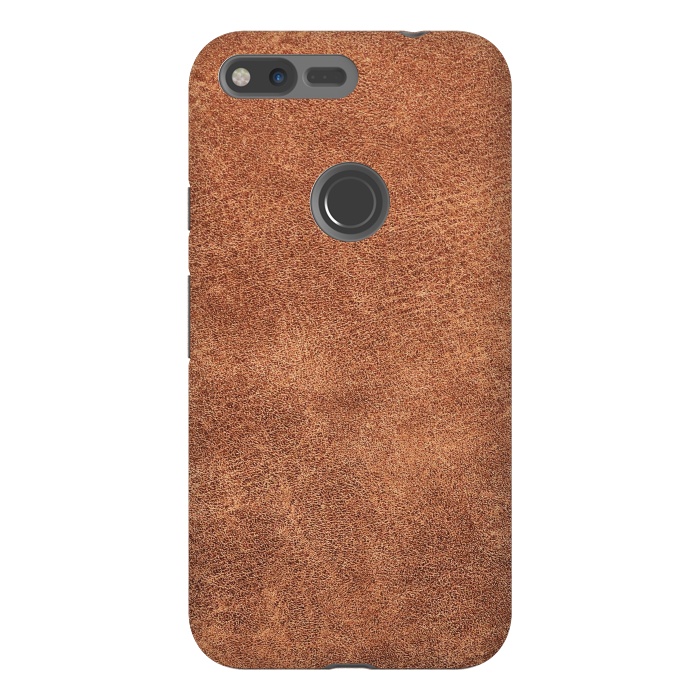 Pixel XL StrongFit Brown leather texture  by Winston