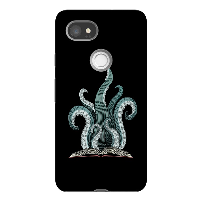 Pixel 2XL StrongFit tentacle book by Laura Nagel