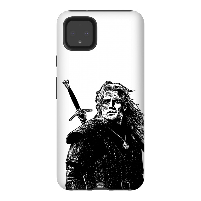 Pixel 4XL StrongFit The witcher by Jms