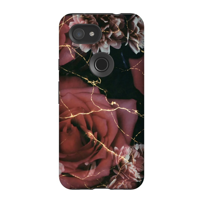 Pixel 3A StrongFit Aesthetic roses by Jms