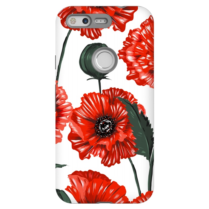 Pixel StrongFit red poppy by haroulita