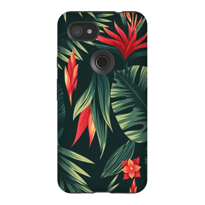 Pixel 3AXL StrongFit tropical blossom by haroulita