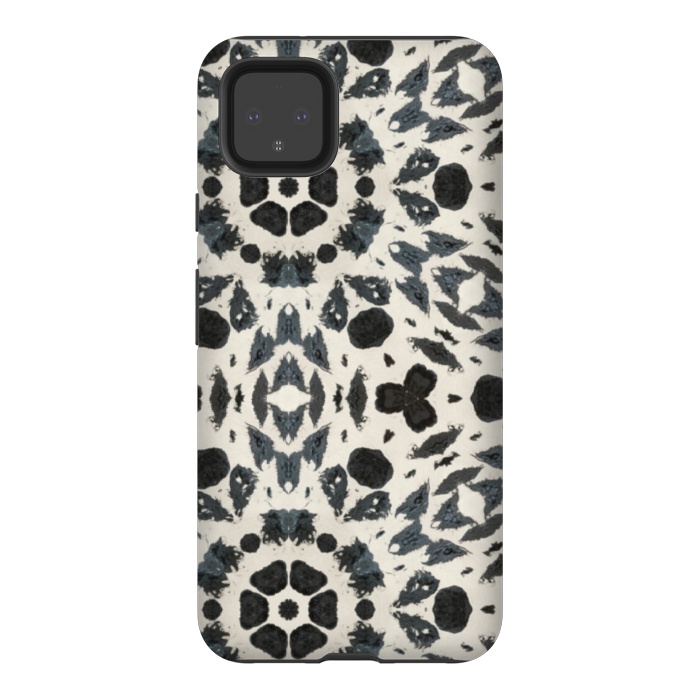 Pixel 4XL StrongFit Tribal cream by Nina Leth
