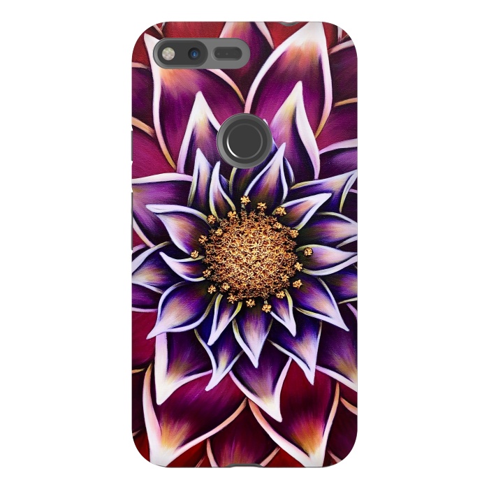 Pixel XL StrongFit Gilded Dahlia by Denise Cassidy Wood