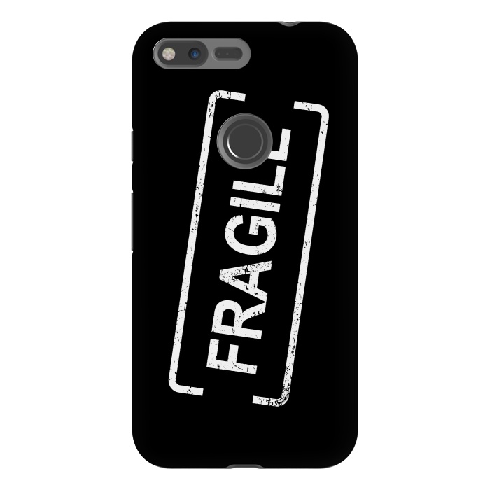 Pixel XL StrongFit Fragile White by Martina