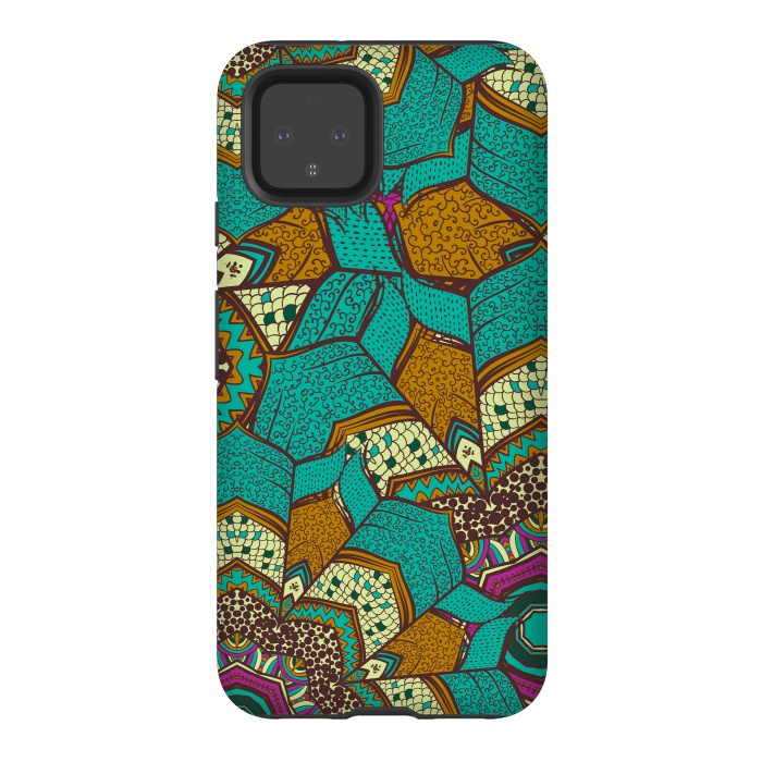 Pixel 4 StrongFit Mandala Ethnic Pattern VI by ArtsCase