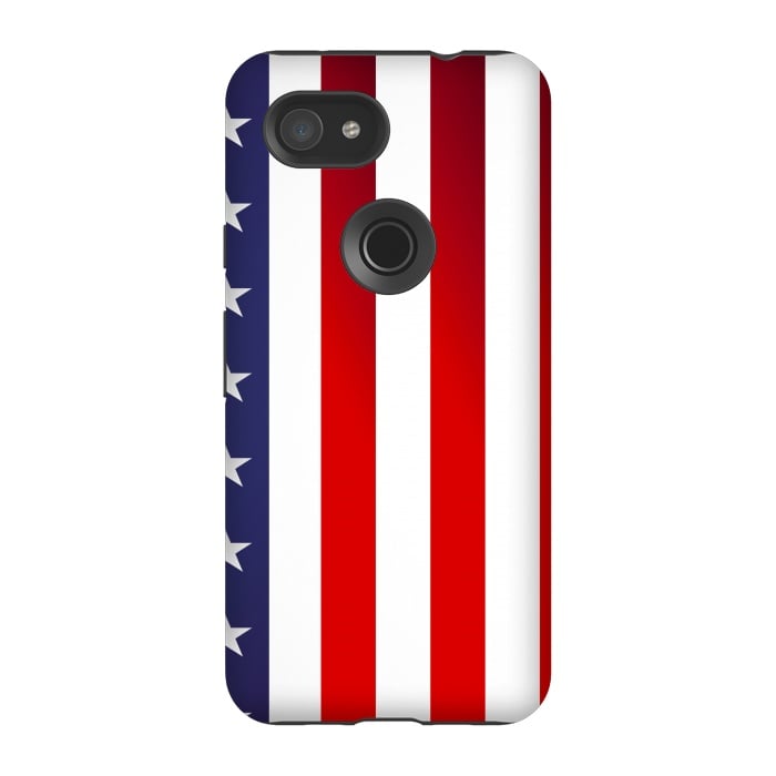 Pixel 3A StrongFit usa flag by haroulita