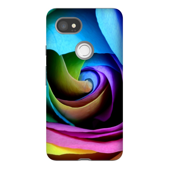 Pixel 2XL StrongFit colorful rose by haroulita