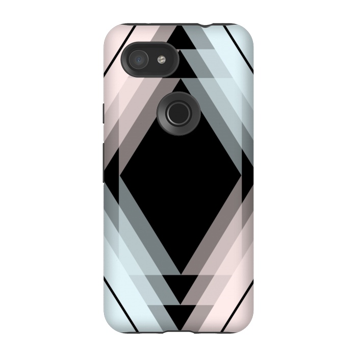 Pixel 3A StrongFit Diamonds geometric by Jms