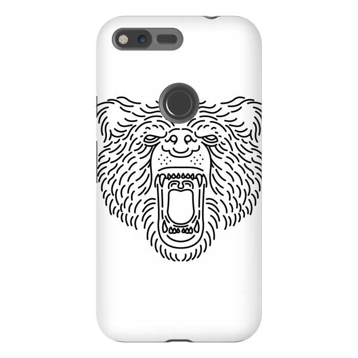 Pixel XL StrongFit Bear Roar Line by Afif Quilimo