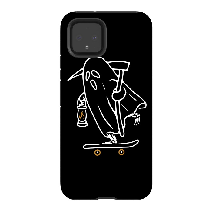 Pixel 4 StrongFit Ghost Skateboarding by Afif Quilimo