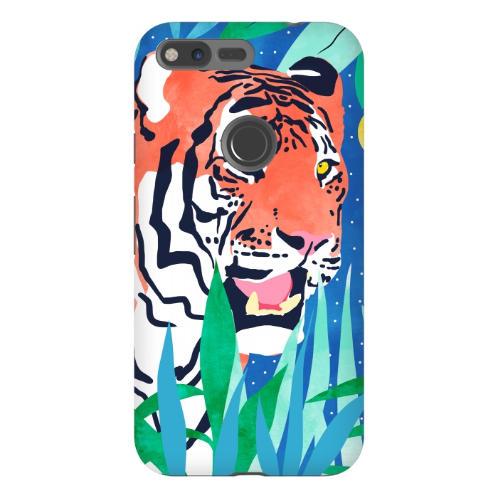 Pixel XL StrongFit Tiger Forest by Uma Prabhakar Gokhale