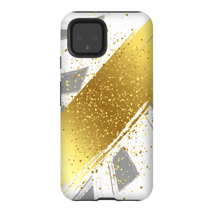 Pixel 4 StrongFit Golden Paint by Martina