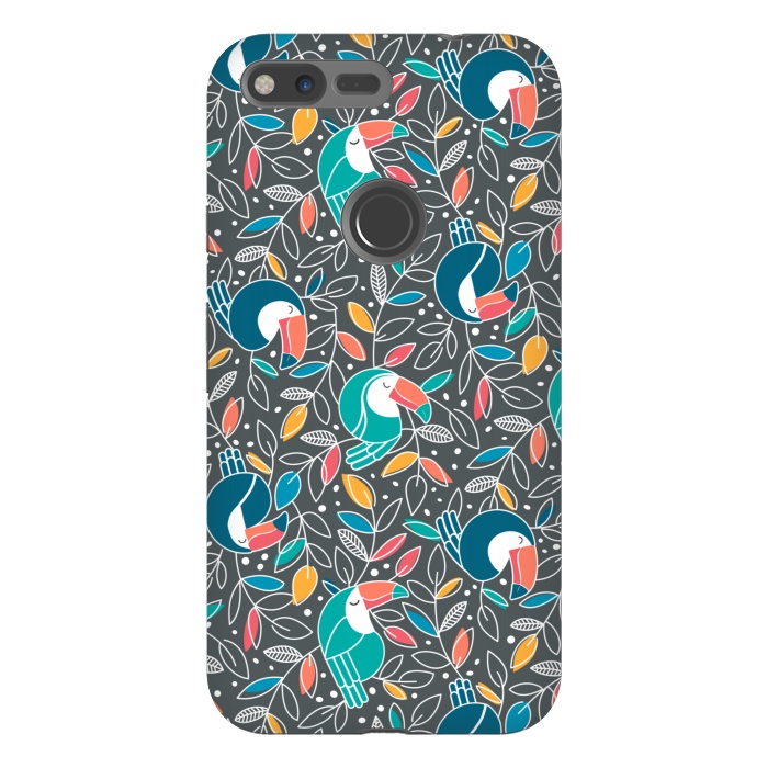Pixel XL StrongFit Tossed Toucan by gingerlique