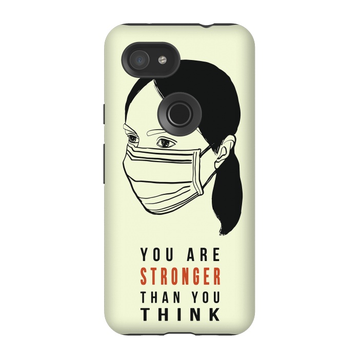 Pixel 3A StrongFit You are strong motivational coronavirus pandemic by Oana 
